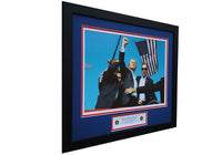 Donald Trump Attempted Assassination Fight Fight Fight Custom Framed Picture